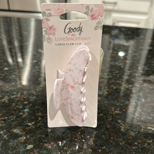 Goody love shack fancy large claw clip pink NEW target